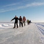 Patinaje sobre hielo en Laponia