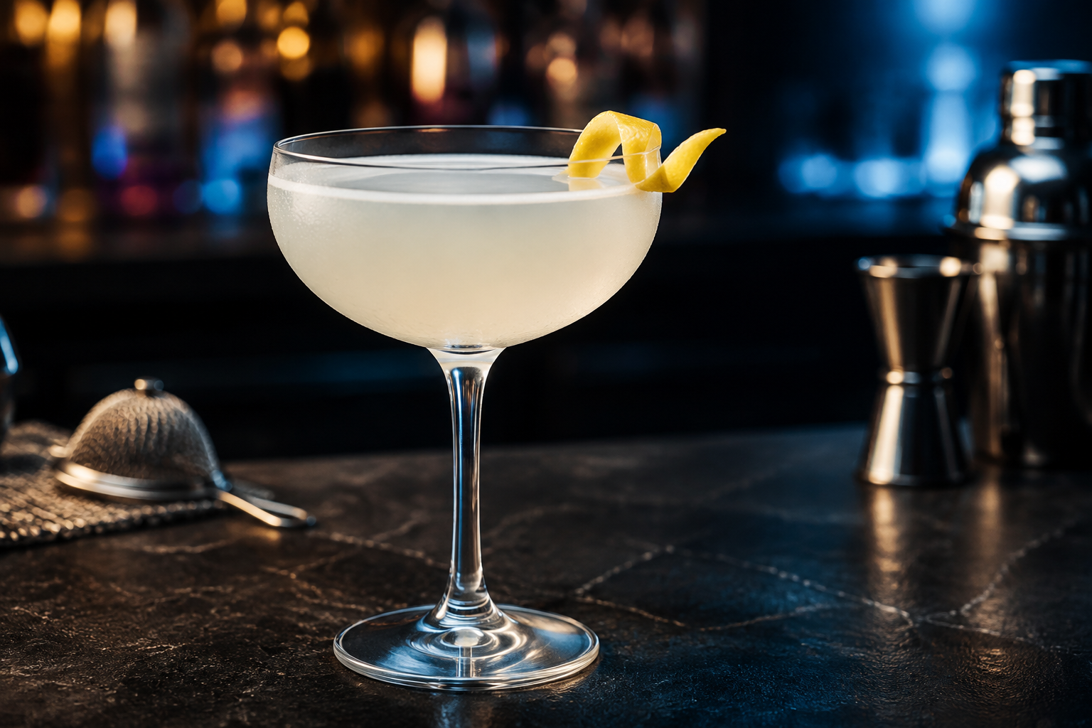 Cocktail Ice Tech: cocktail White Lady